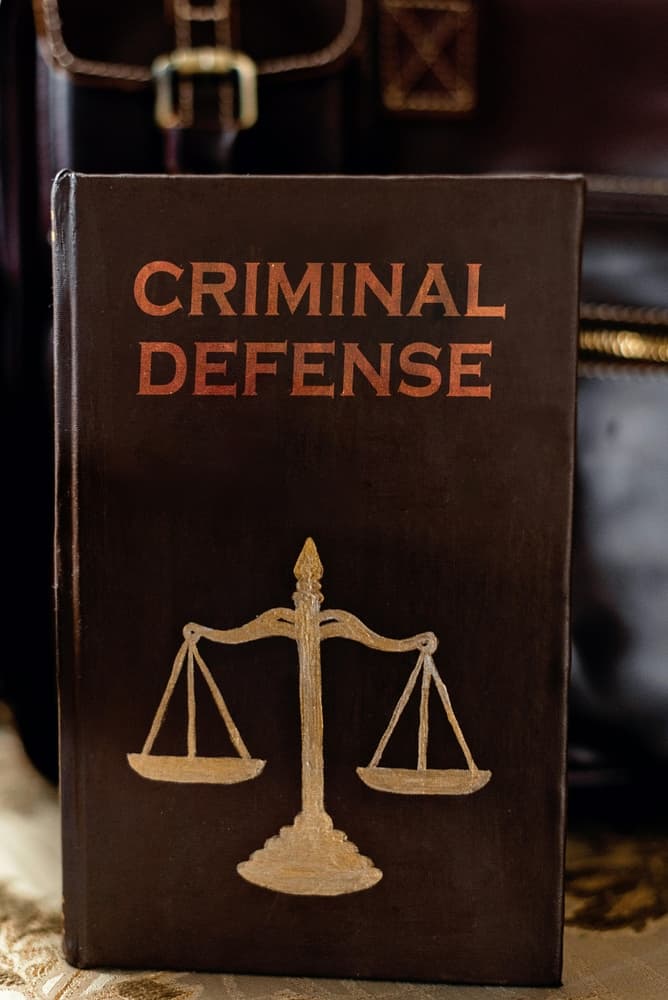 "Criminal Defense" showcased against a professional legal backdrop, symbolizing legal protection and rights—perfect for law-related content.